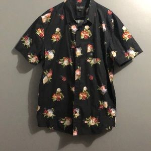 Men’s pacsun black short sleeve button up size XL